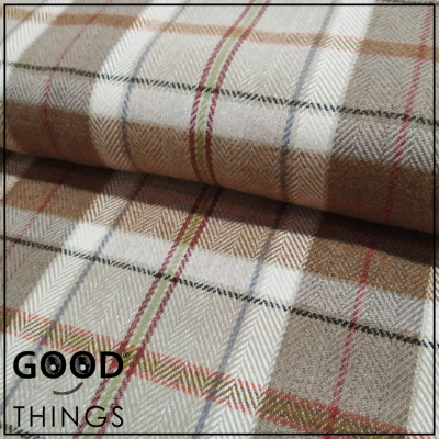 Fazenda Xadrez Bege e Castanho