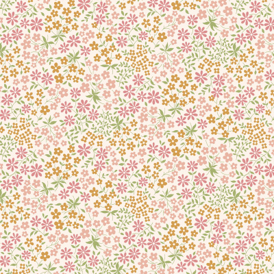 LIBERTY FABRICS | Wildflower | Florinhas Rosa