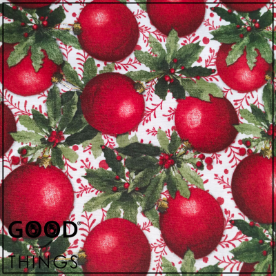 Loneta Bolas Vermelhas