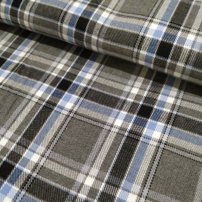 TARTAN | Cinza, Azul e Preto