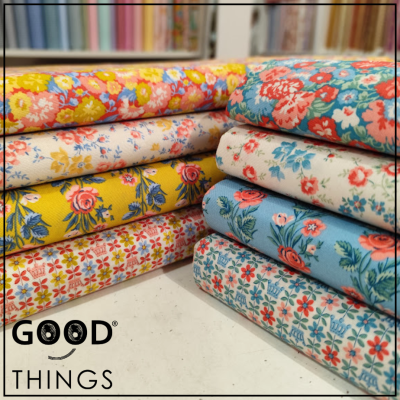 LIBERTY FABRICS | Palace Gardens | Royal Posy Azul