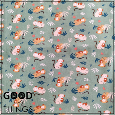 DOMOTEX | Macaquinhos fundo Verde