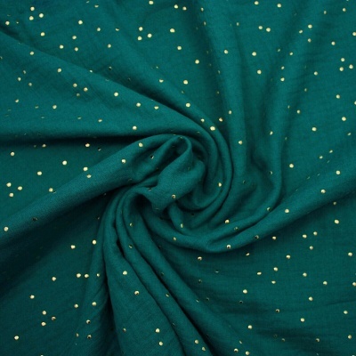 Musselina | Double Gauze | Gold Dots