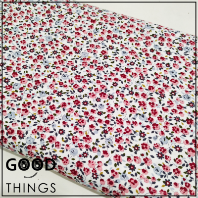 Vaiela Floral Pequeno Bordeaux