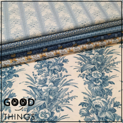 MAKOWER UK | Edyta Sitar | Cocoa Blue | Mountain Laurel Indigo