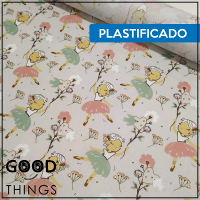 Tecido Plastificado | Angele Bailarinas