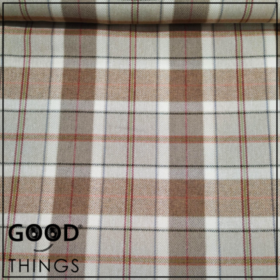 Fazenda Xadrez Bege e Castanho