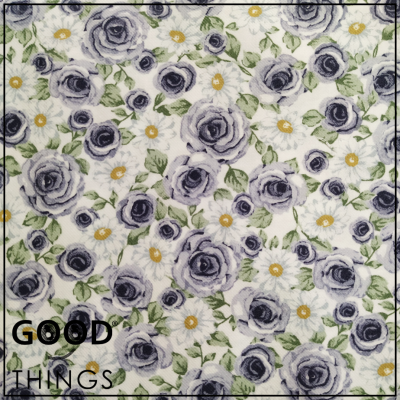 Vaiela Rosas e Margaridas Azul