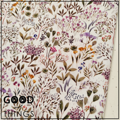DOMOTEX | Floral Vintage Aguarela | Arbustos
