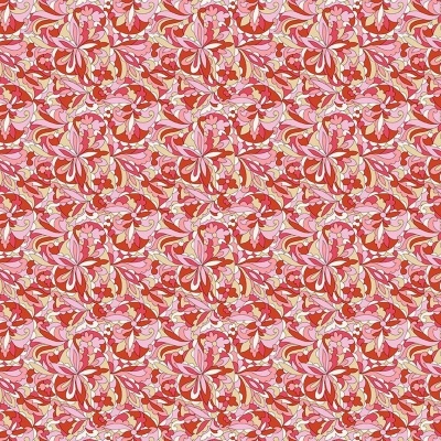 LIBERTY FABRICS | Summer Fair | Swirling Kaleidoscope Vermelho