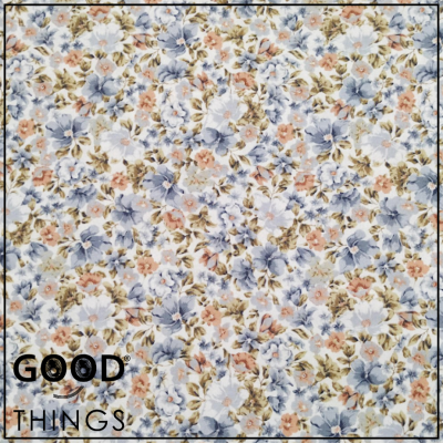 Vaiela Floral tons Azuis