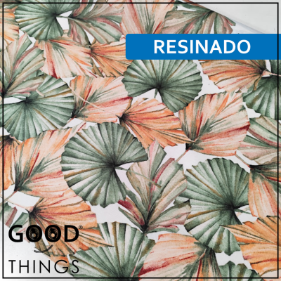 Tecido Resinado | Folha Leque