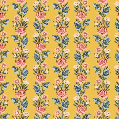 LIBERTY FABRICS | Palace Gardens | Regal Stripe Amarelo
