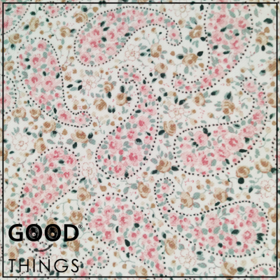 Vaiela Cornucópias Flores Rosa e Bege