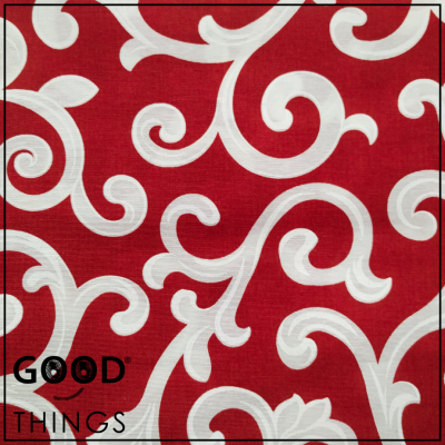 Loneta Arabescos Bordeaux