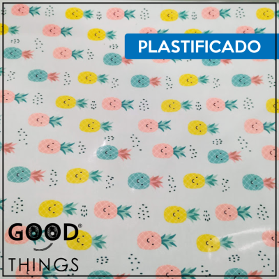 Tecido Plastificado | Ananases Sorridentes