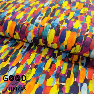 Retalho 80 x 140cm - Tecido Cores | Pinceladas