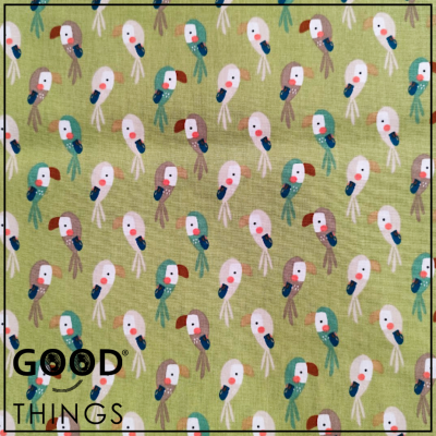 DOMOTEX | Papagaios fundo Verde