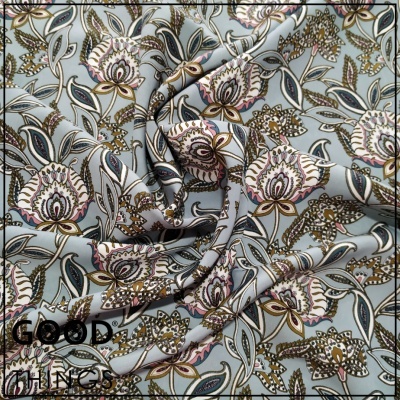 Viscose Pearl Peach Azul