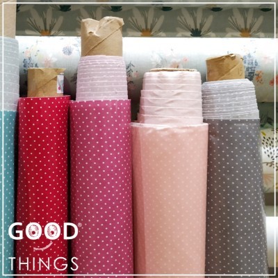 Tecido Plastificado | Bolinhas Rosa