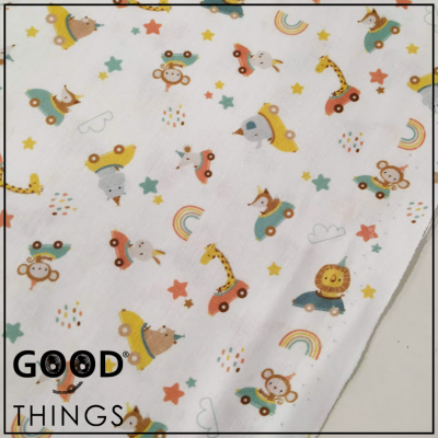 Tecido Carrinhos na Selva