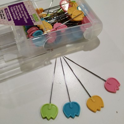 Alfinetes Patchwork Túlipas