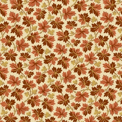MAKOWER UK | Autumn Woods | Maple Leaves Orange