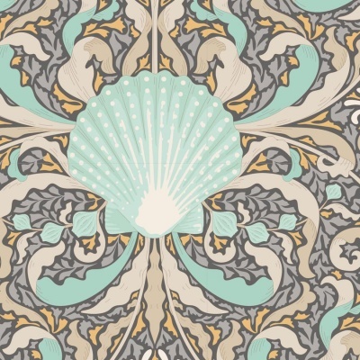 TILDA | Cotton Beach | Scallop Shell Grey
