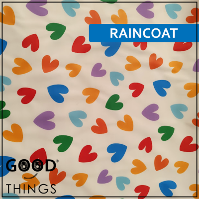 Tecido Gabardine | Corações Coloridos