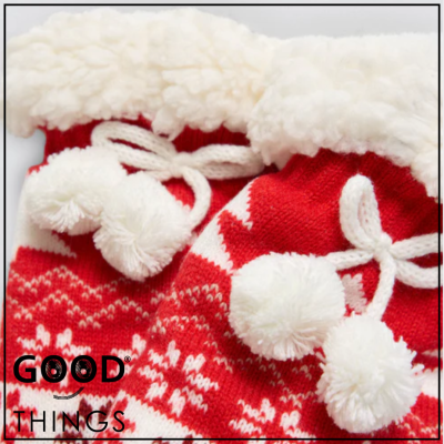 Meia Antiderrapante Borreguinho Natal