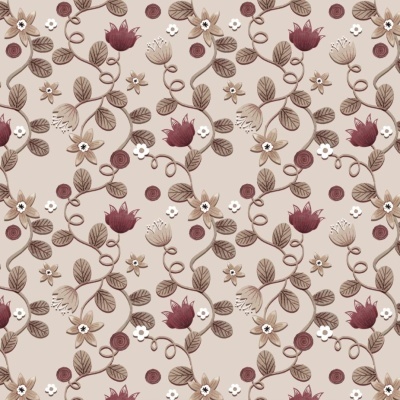 FUXICOS E FRICOTES | Merlot | Ramos fundo Bege