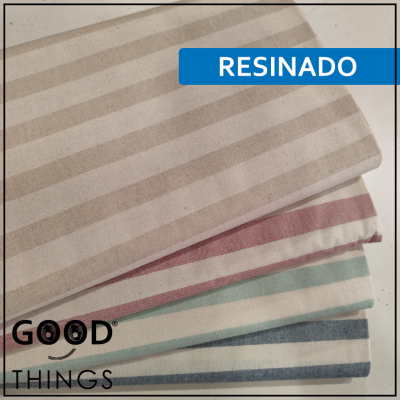 Tecido Resinado | Linho Alentejano Riscas