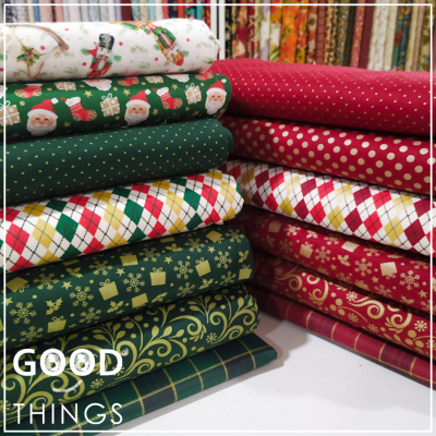 Tecido Xadrez Natal Verde