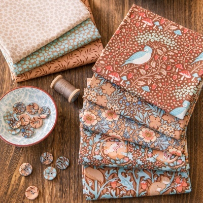 Retalho 35 x 110cm - TILDA | Hibernation | Squirreldream Hazel