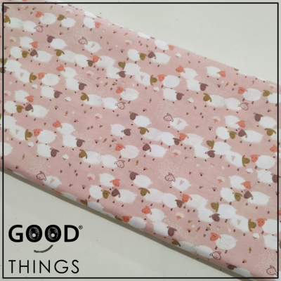 Vaiela Ovelhinhas fundo Rosa