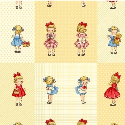 QUILT GATE FABRICS | Margret & Sophie | Squares Yellow