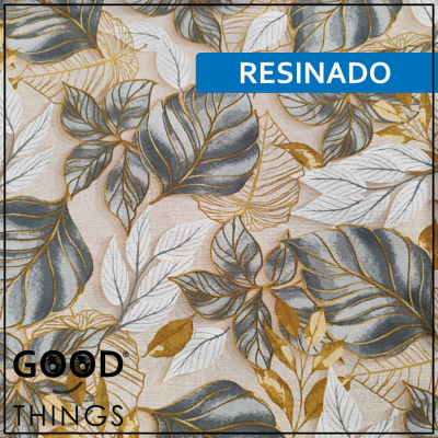 Tecido Resinado | Folhas Miley