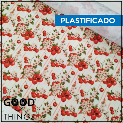 Tecido Plastificado | Cerejas
