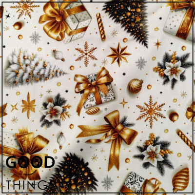 Half Panama | Natal Branco e Dourado