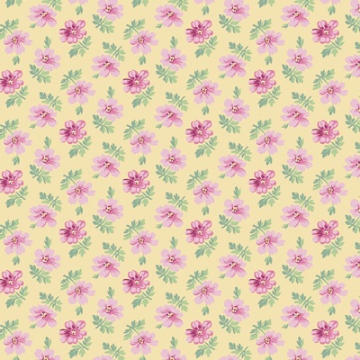 MAKOWER UK | Avalon | Mini Flowers Yellow