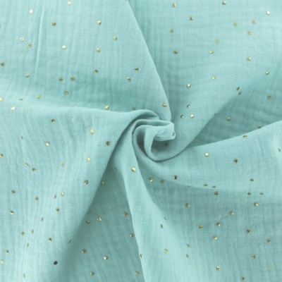 Musselina | Double Gauze | Gold Dots