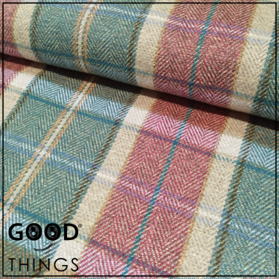 Fazenda Xadrez Laranja e Verde