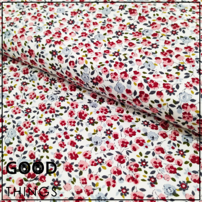 Vaiela Floral Pequeno Bordeaux