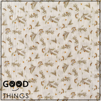 Musselina | Double Gauze | Folhas fundo Pérola