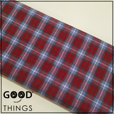 Vaiela Xadrez Vermelho e Azul