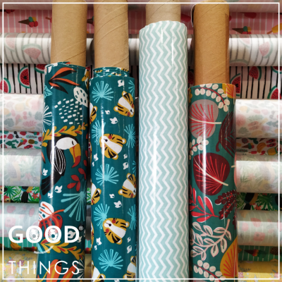 Tecido Plastificado | Tropical Jungle | Cabeças de Tigres