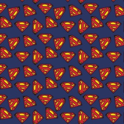 Tecido Super-Heróis | Super-Homem Logo