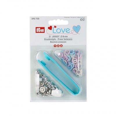 PRYM LOVE | Molas de Pressão Jersey Ø8mm Pasteis