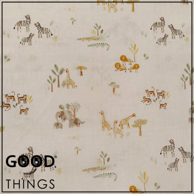 DOMOTEX | Safari na Selva fundo Creme
