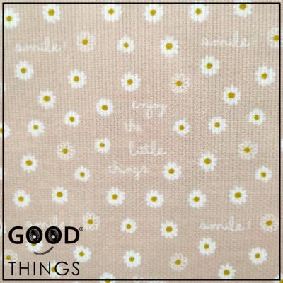 Fustão | Teddy | Flores fundo Rosa